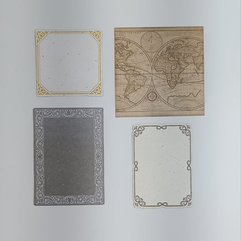 Die Cut "Old Times Ephemera"
