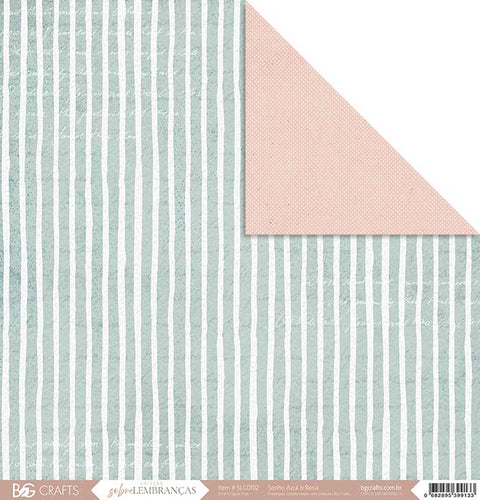 Papel "Sonho Azul & Rosa"